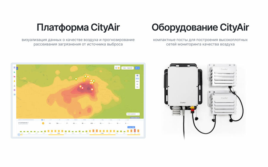 CityAir представит  оборудование и платформу для мониторинга качества воздуха